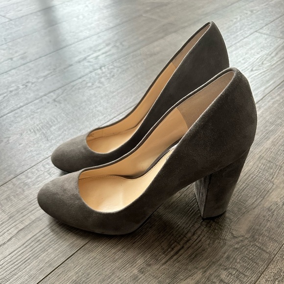 Jessica Simpson Belemo Block Heel gray shoes Sz 8.5M - Picture 8 of 10